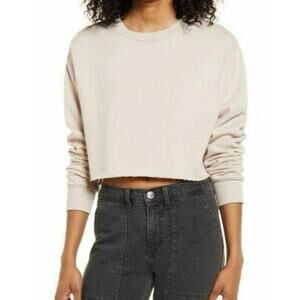 Nordstrom Socialite Cropped Crew Sweatshirt
